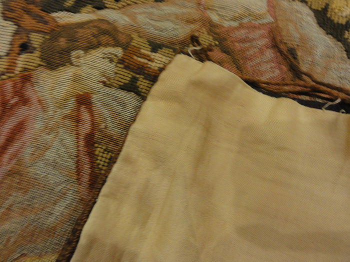27189 antique Needlepoint Tapestry hanging