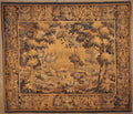 27499 Antique Original Aubusson Tapestry