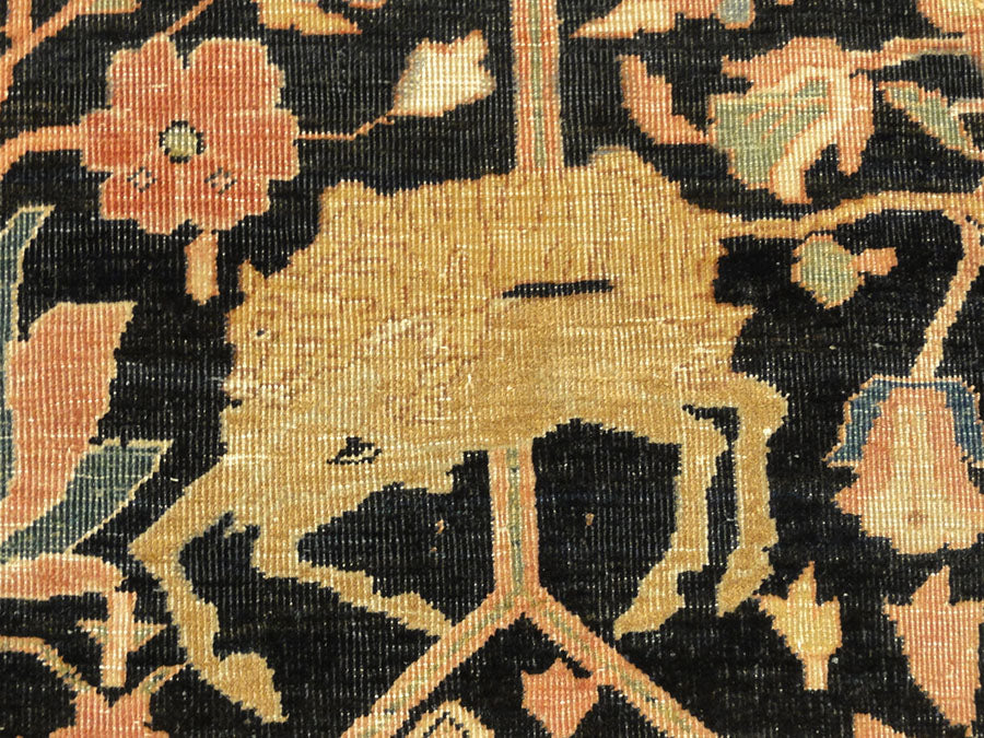 27672 Antique Farahan Rug rare format