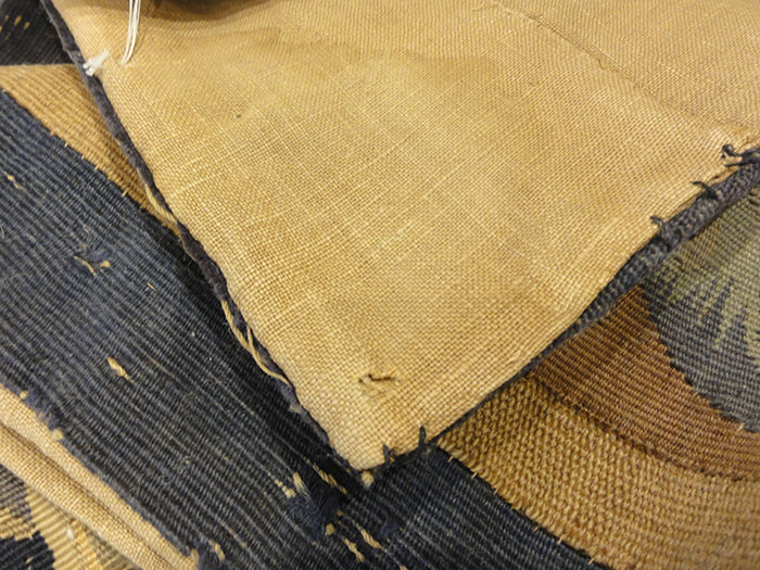 27499 Antique Original Aubusson Tapestry