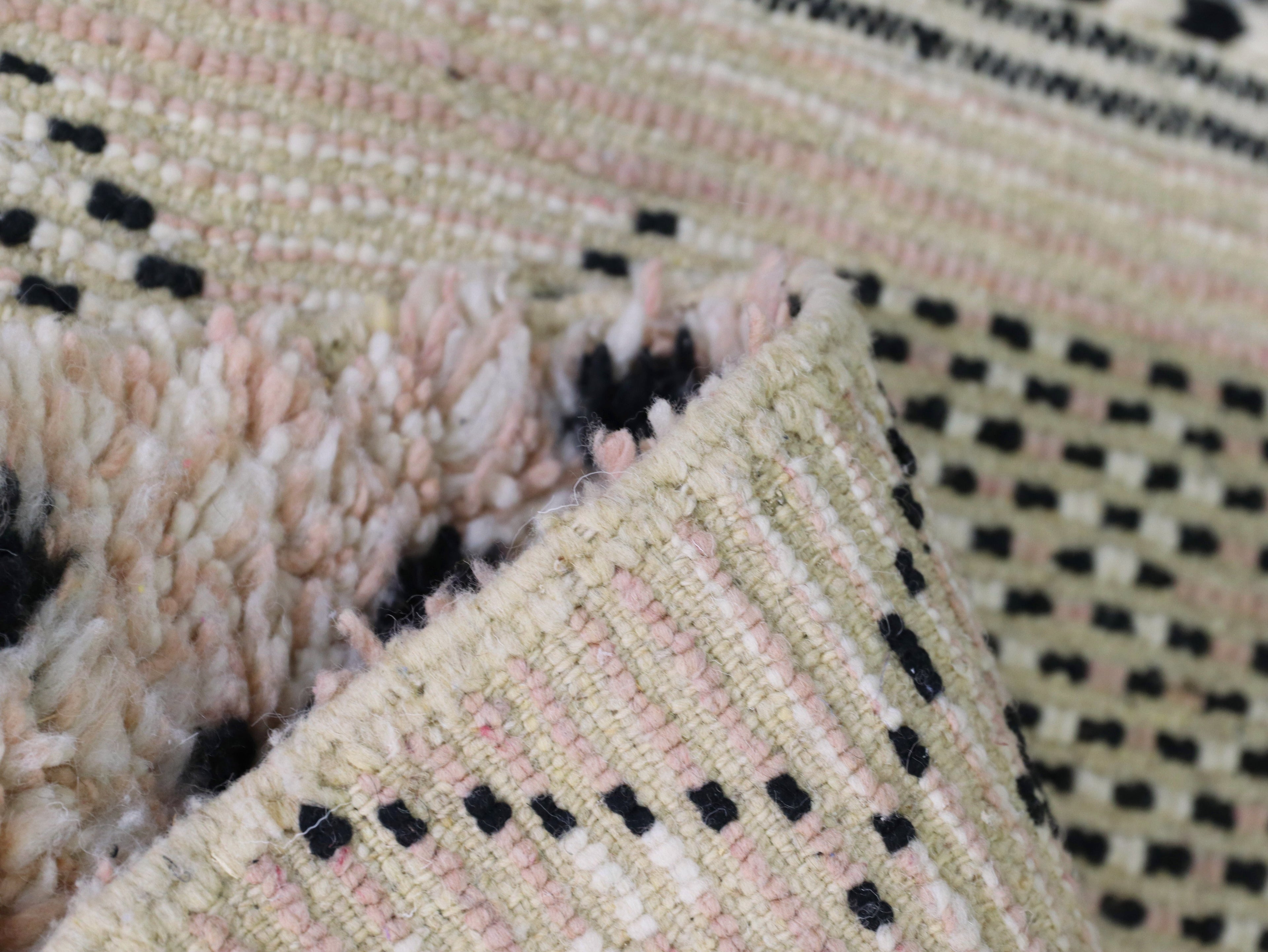 Beni Ourain Rug 5x6 – Handwoven Wool rug - A88