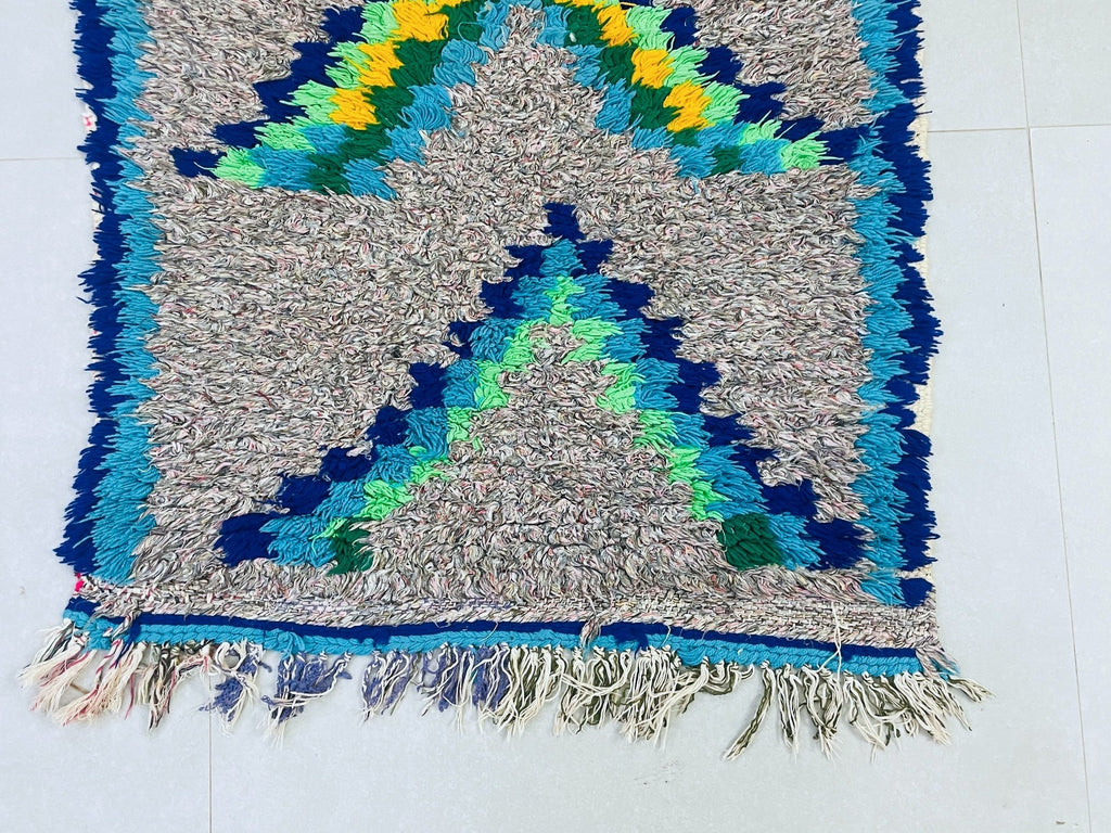 Moroccan Boucherouite Rug 4x8 - TB20