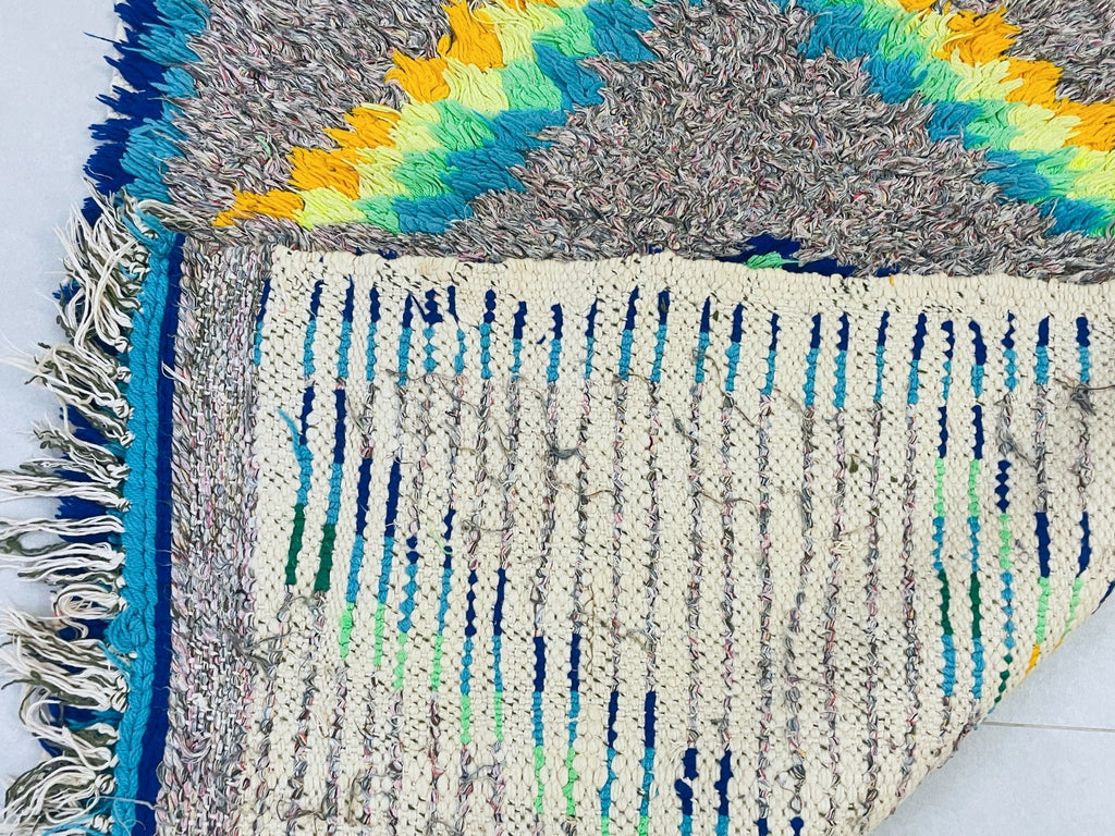 Moroccan Boucherouite Rug 4x8 - TB20