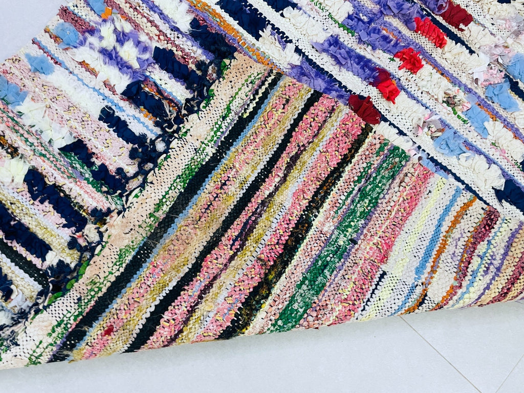 Moroccan Boucherouite Rug 3x5 ft - TB28