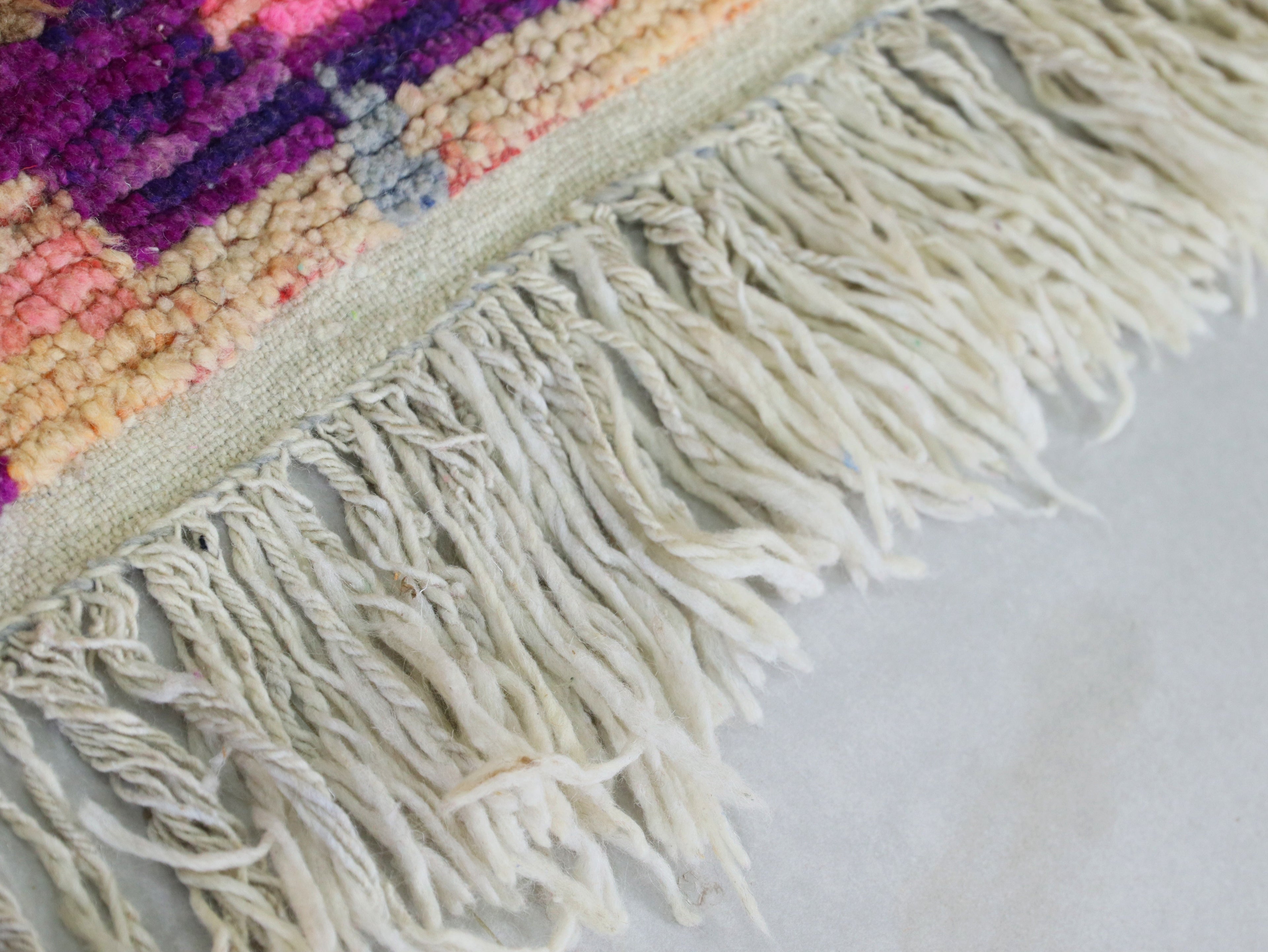 Moroccan Wool Rug 7x9 - B47