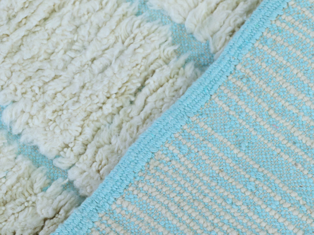 Beni ourain  moroccan rug 6x9 ft - A23