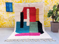 Abstract Moroccan rug - Beni ourain carpet