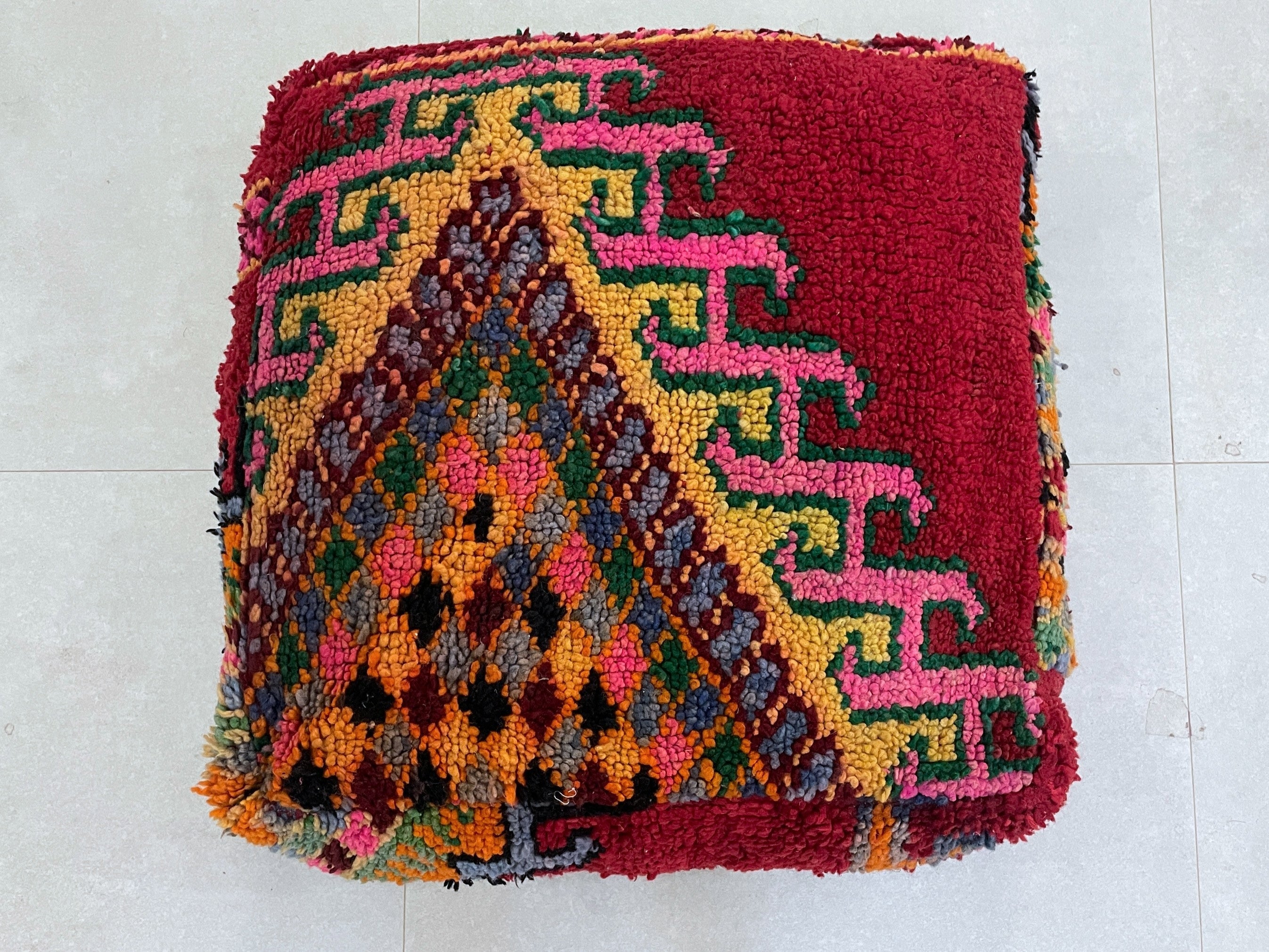 Moroccan floor pillow cover - N21