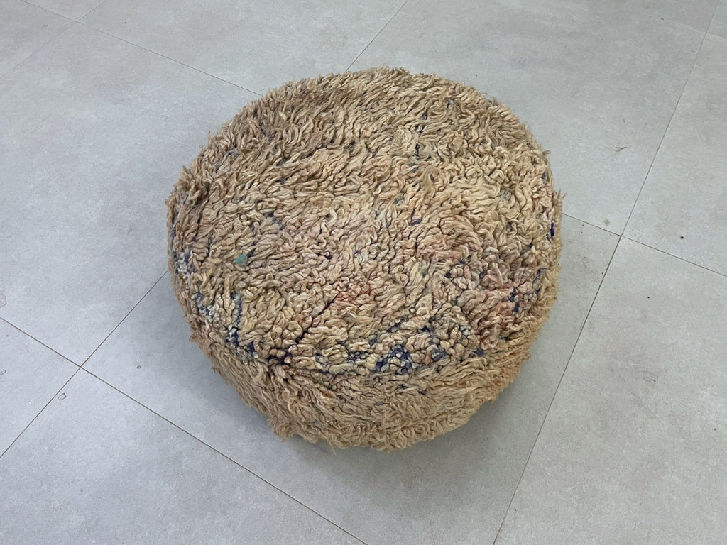 Round moroccan pouf cover - T41