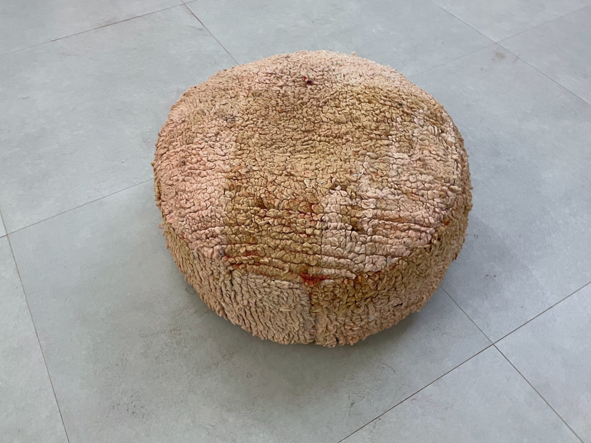 Round moroccan pouf cover - S63