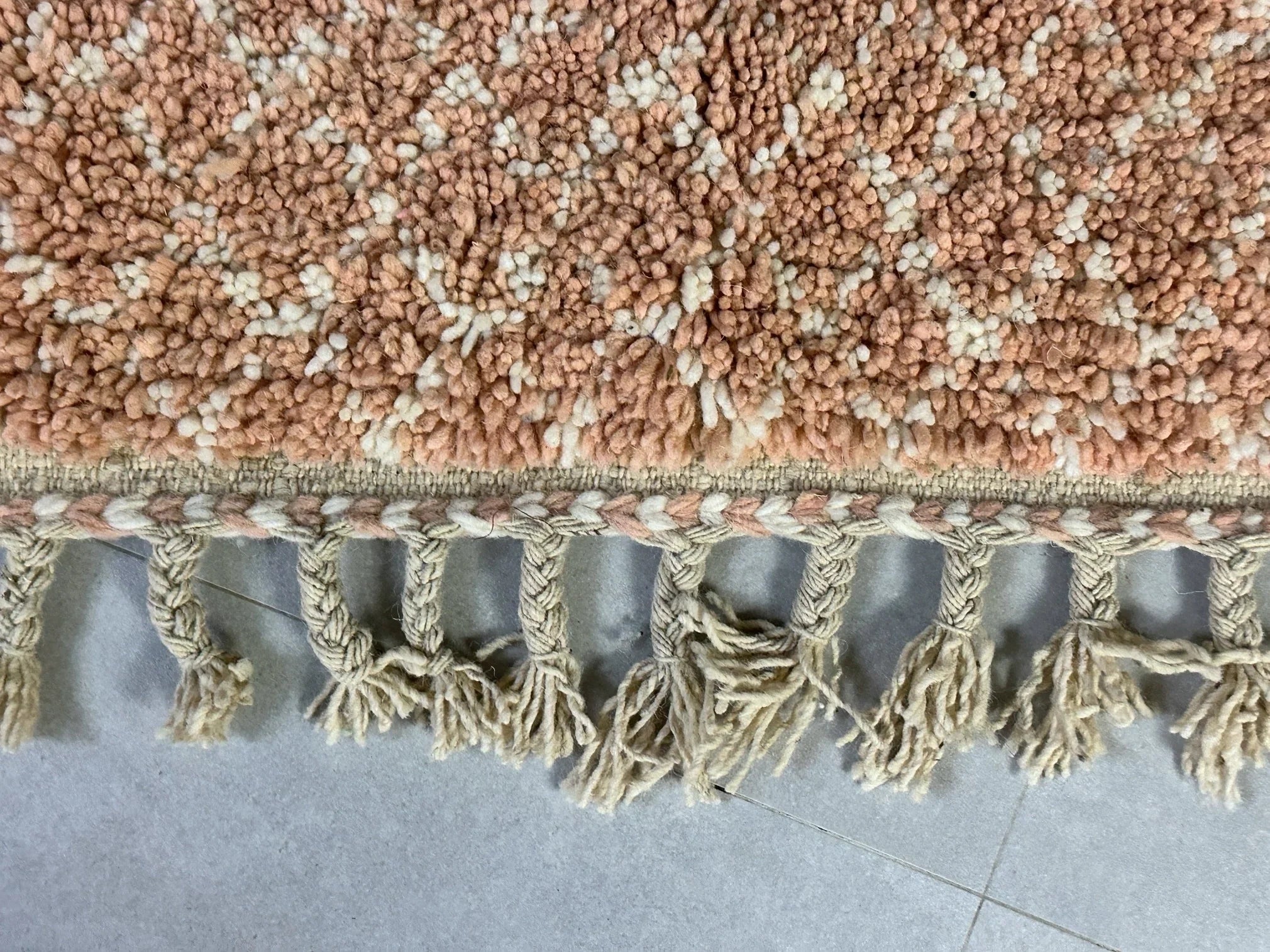 Moroccan Beni ourain rug 4x5 - L3