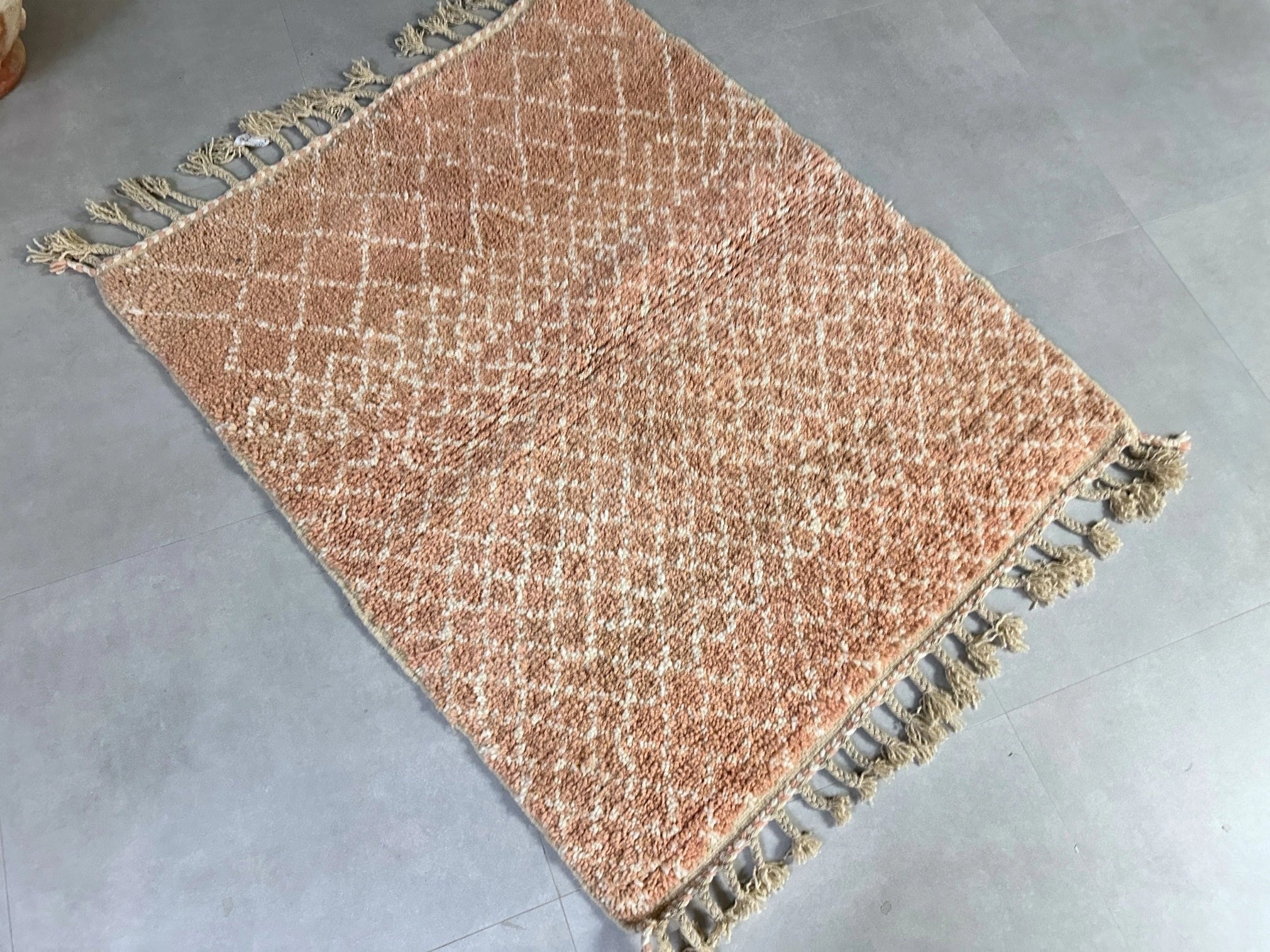 Moroccan Beni ourain rug 4x5 - L3
