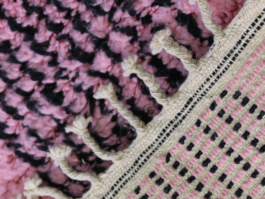 Pink Moroccan Runner Rug 2x7 - B21