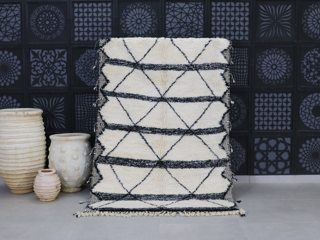 Handmade Moroccan  Rug 5x8 - A65